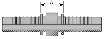 Hydraulicky natrubok Double insert (connector)